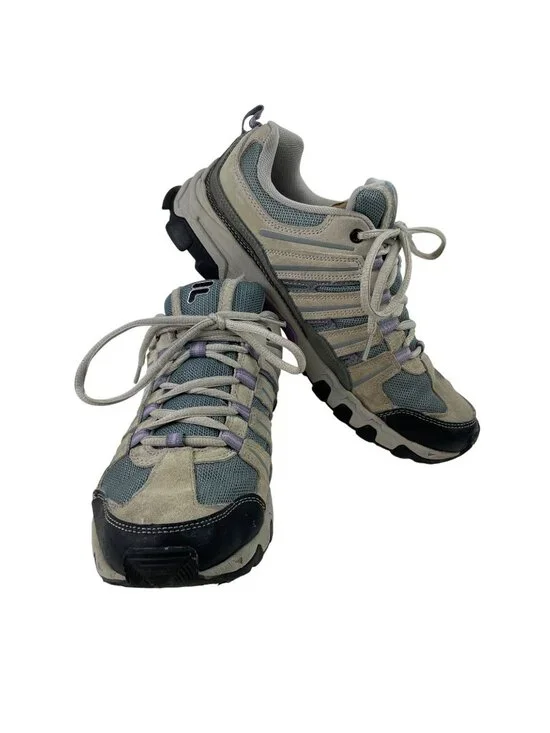 Fila Women’s Size 9.5 Gray Purple Day Hiker Running Athletic Shoes 5SH40283-258 - Picture 2 of 11